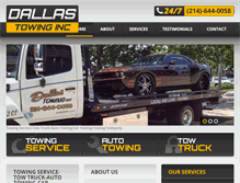 Tablet Screenshot of dallastowinginc.com